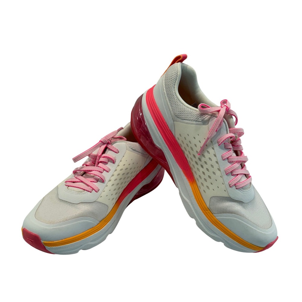 Skechers Skech-Air Element 2.0 Womens 8.5 White Pink Orange 128062 Sneakers‎ Gym